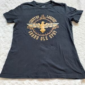 Grand Ole Opry Black Cotton Country Legends T-shirt - Small